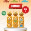 Bum Suit Complete Care Combo (Baby Lotion + Baby Massage Oil + Baby Shampoo) 100ml Each